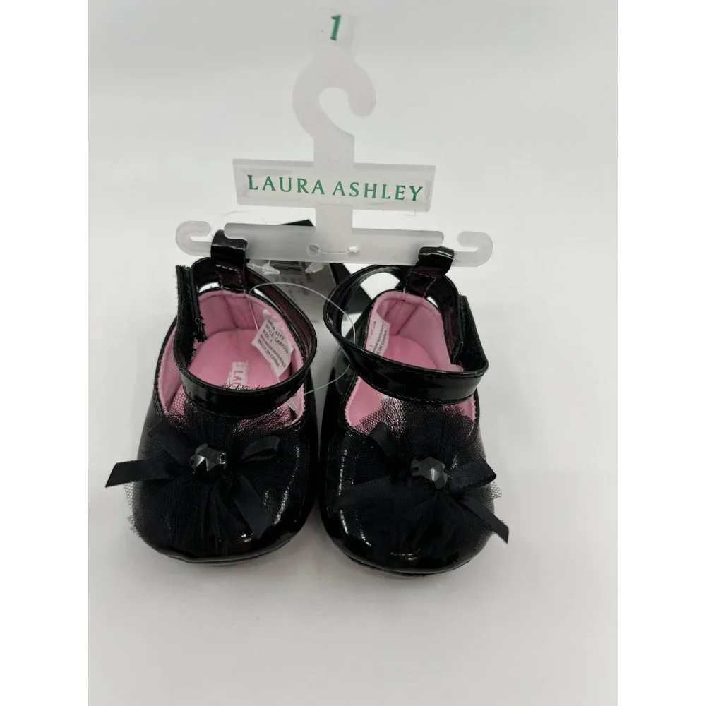 New Laura Ashley Infant Girls Dress Shoes Size 1